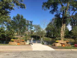 Entry to Deep River Kayak Launch